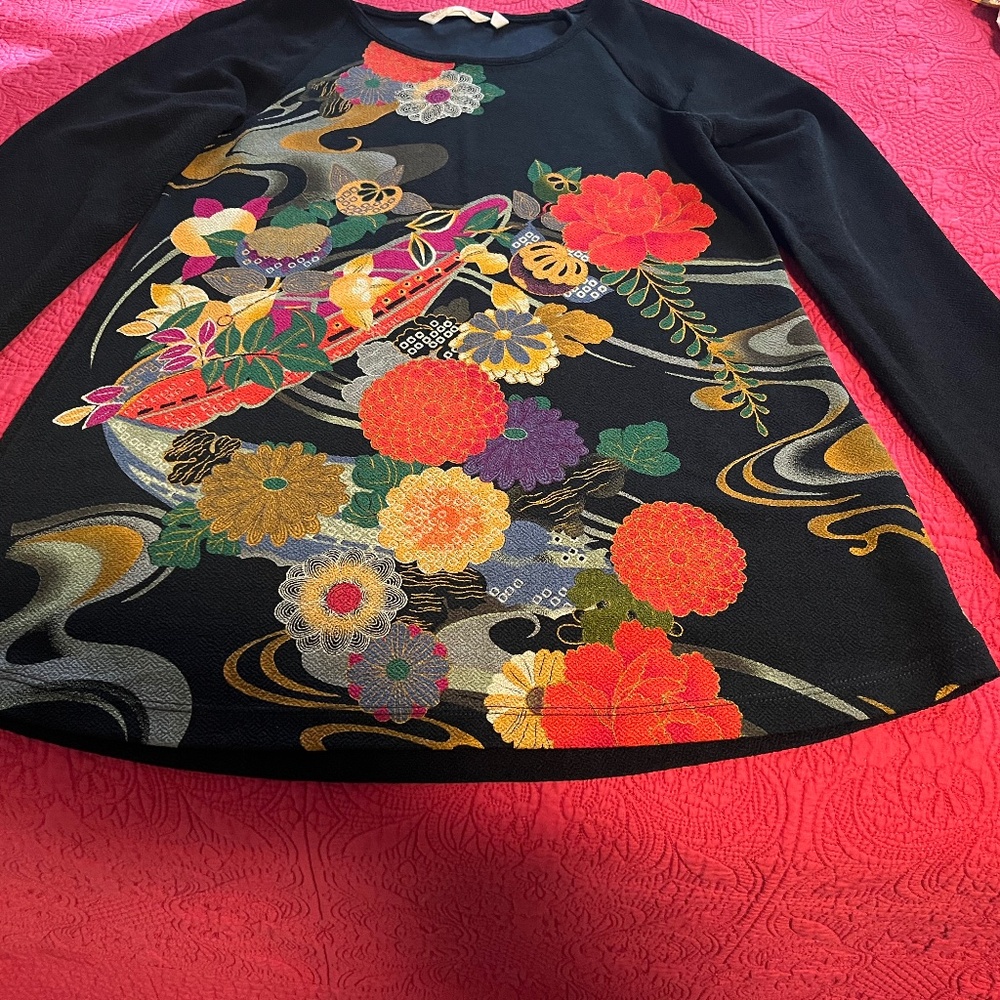Soft Surroundings Chinese motif tunic Small